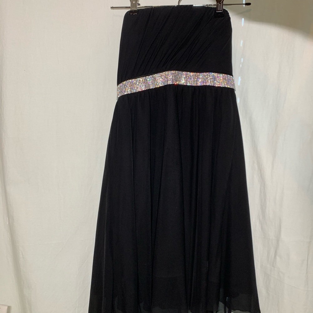 Black Strapless Dress